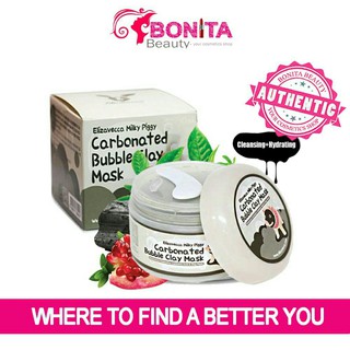 Mặt nạ sủi bọt thải độc khử chì ngăn ngừa lão hóa bì heo Carbonated Bubble Clay Mask