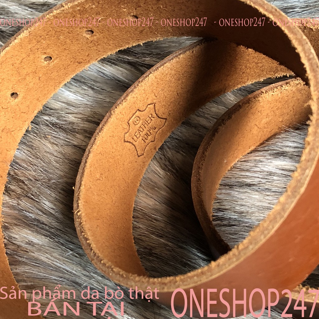 Thắt lưng Nam 100% da bò thật, dây nịt nam nguyên sợi chắc chắn bền đẹp A90TL