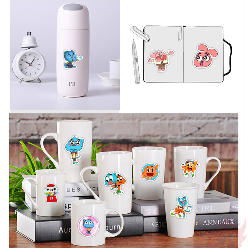 ❉ The Amazing World of Gumball Series 03 - Cartoon TV Shows Gumball Darwin Anais Nicole Richard Watterson Stickers ❉ 50Pcs/Set Waterproof DIY Fashion Decals Doodle Stickers