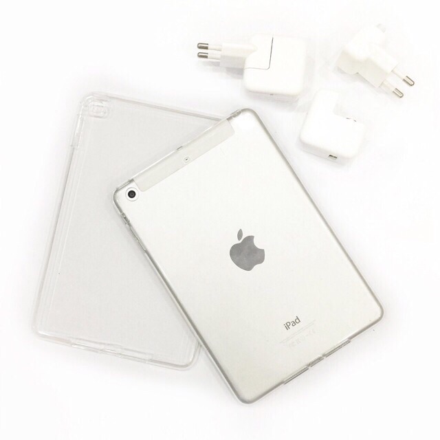 ốp silicon ipad mini 4, ipad mini5 2019 các màu ( bán kèm giá đỡ cực rẻ )