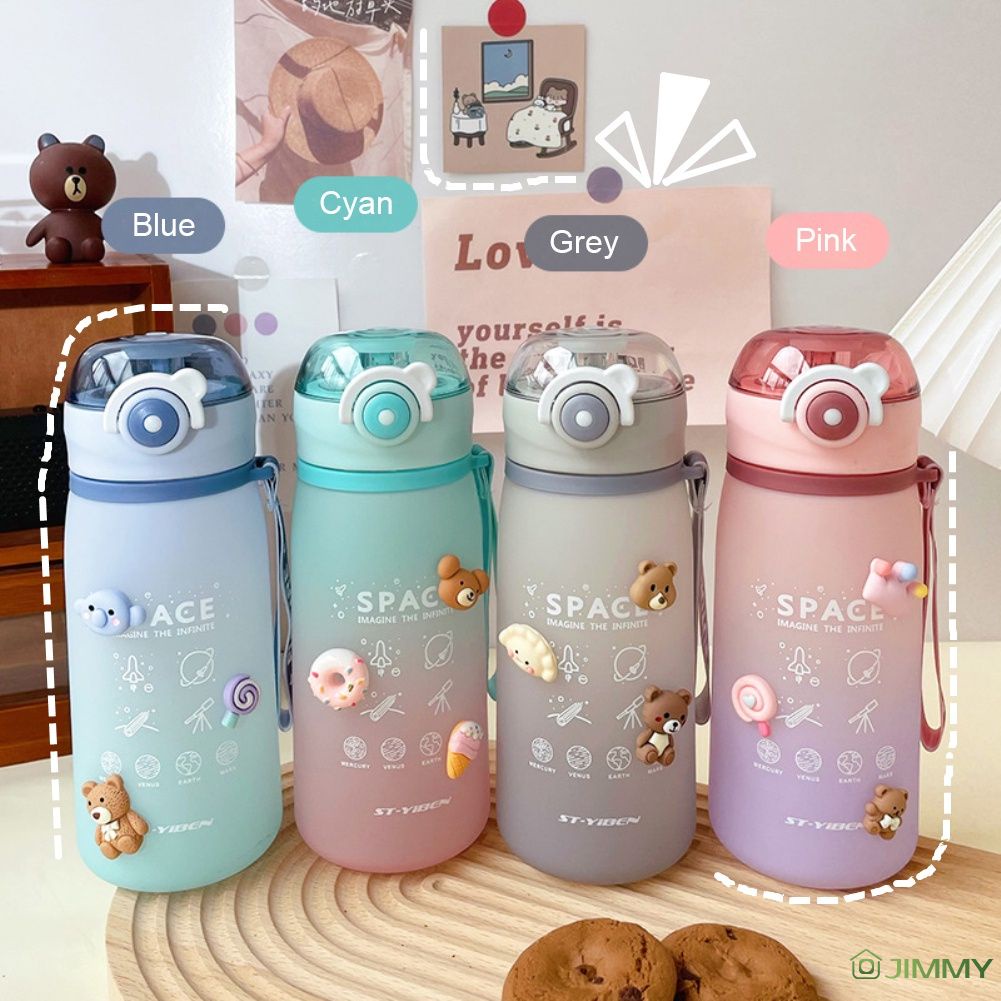 630ml nước cup Frosted Gradient nhựa cao nhiệt độ nhiệt độ cao-Giá Trị Drop-RESISTANT cup mùa hè không gian di động cốc chai nước