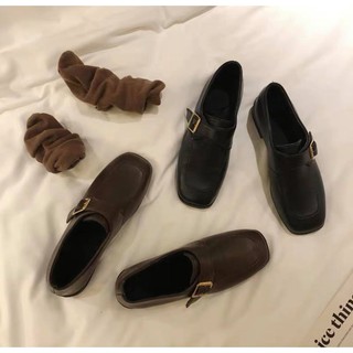 Giày Moca Da Trơn Vintage ( Có ảnh thật)
