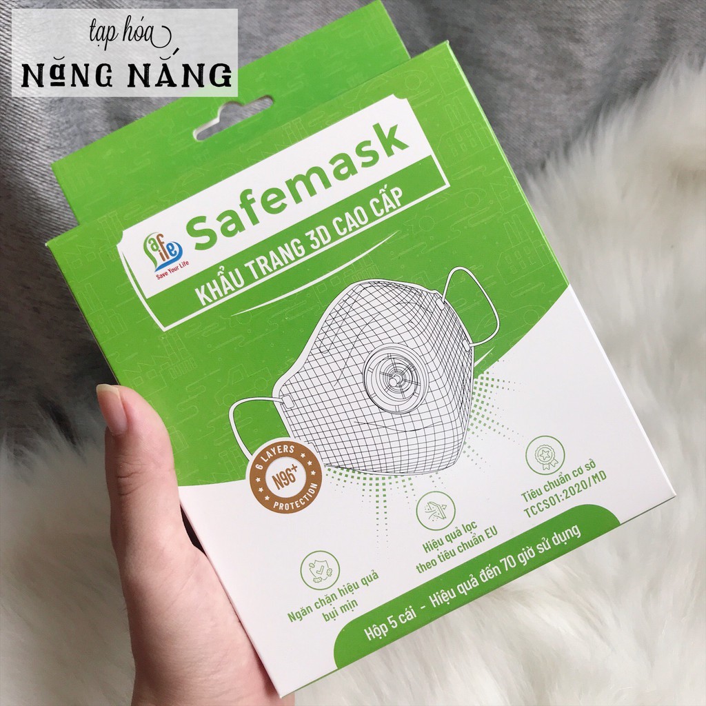 Khẩu trang N96+ / chống bụi mịn PM2.5 SafeLife Vietnam