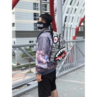 Balo bape răng cá mập