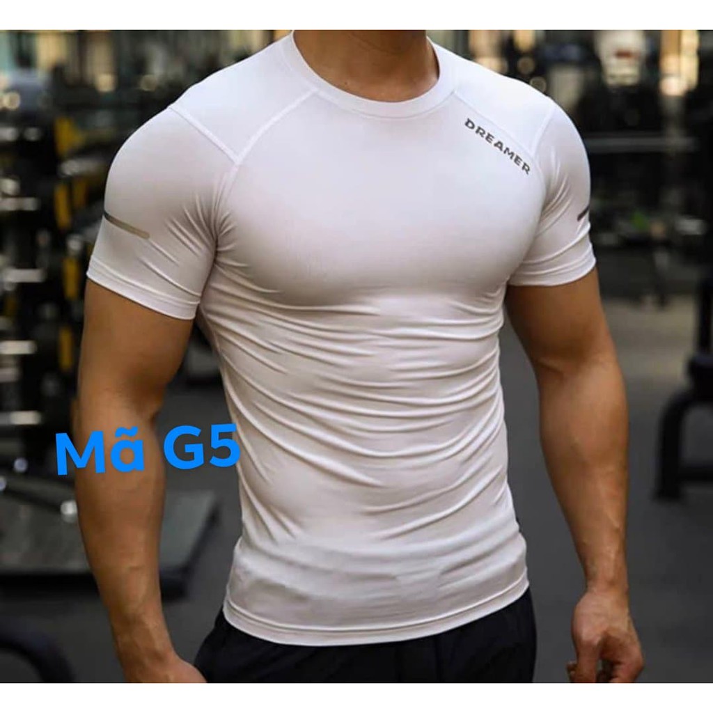 Áo Thun Thể Thao Tập Gym Nam Form Ôm Body Vải Thun Lạnh Co Dãn 4chiều | BigBuy360 - bigbuy360.vn