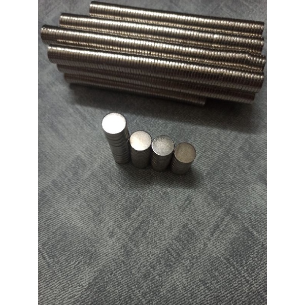 Set 10 Viên Nam Châm Tròn Phi 10mm Siêu Mạnh