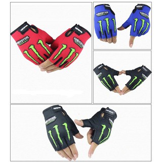 Găng vải Monster energy cụt ngón (Đôi)