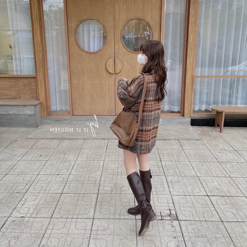 Áo khoác dạ kẻ 2 lớp cao cấp (A17) | BigBuy360 - bigbuy360.vn