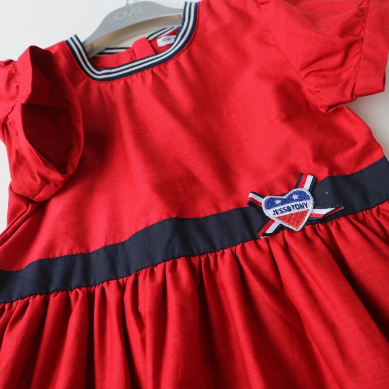 Váy bé gái Jess Tony 5-10 tuổi Đầm bé gái Chất cotton sang trọng xuất dư 0521