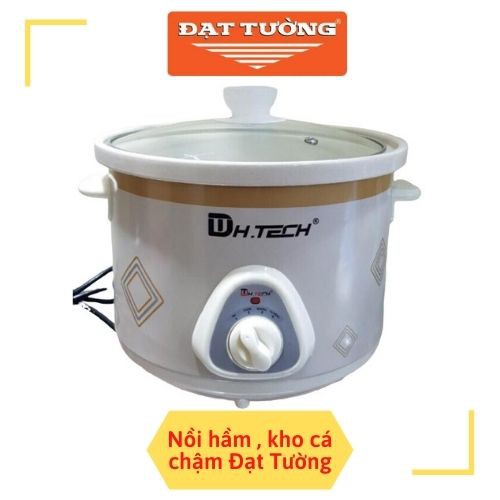 Nồi kho cá, hầm cháo, ninh nấu chậm đa năng Đạt Tường 1.5l, 2.5l