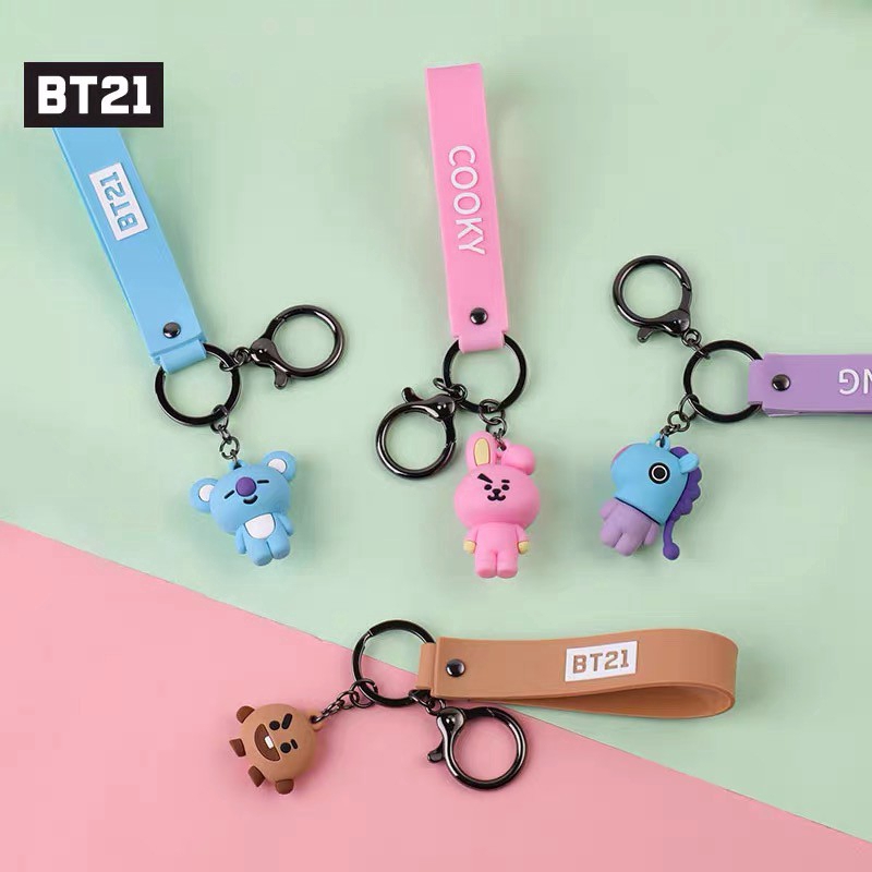 A165 buy 2 free 1 ❤️ PUNIQ SPACE on hand 100% official BT21 BTS original authentic BT21 OFFICIAL Keyring BTS KEY RING KEY CHAIN keychain Móc Chìa Khóa Bts Chính Hãng Mua 2 Tặng 1 Ha2