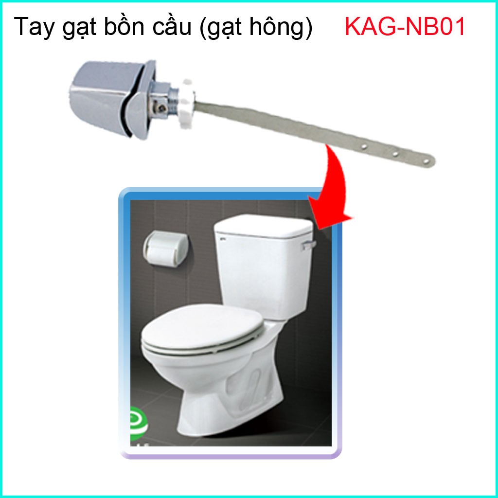 Tay gạt bàn cầu, tay gạt bồn cầu inax C117, C333 KAG-NB01