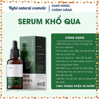 SERUM KHỔ QUA gom cồi mụn viêm đẩy mụn ẩn giảm thâm mụn không gây bong tróc da
