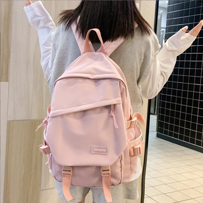 Balo Nam Nữ Ulzzang Thời Trang Phong Cách Basic Chống Thấm Nước