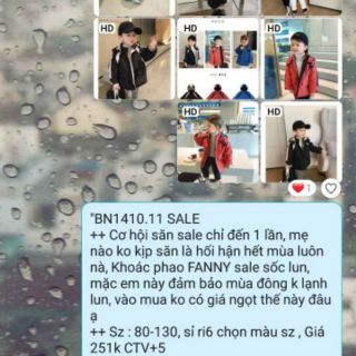 Áo nỉ bèo bé gái