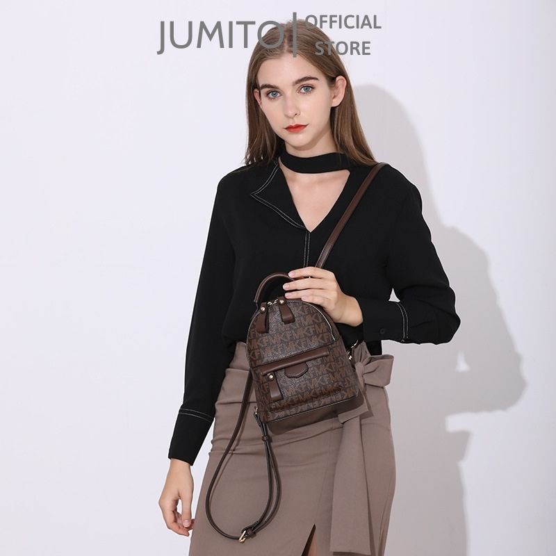 Balo mini nữ MKF chất liệu da PU thời trang cao cấp đi chơi du lịch siêu xinh JUMITO T2.037.NA