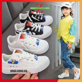 Giày Thể Thao Bé Trai Bé Gái Phim Hoạt Hình Phong Cách Hàn Quốc Trẻ Trung Năng Động Size 26 - 34