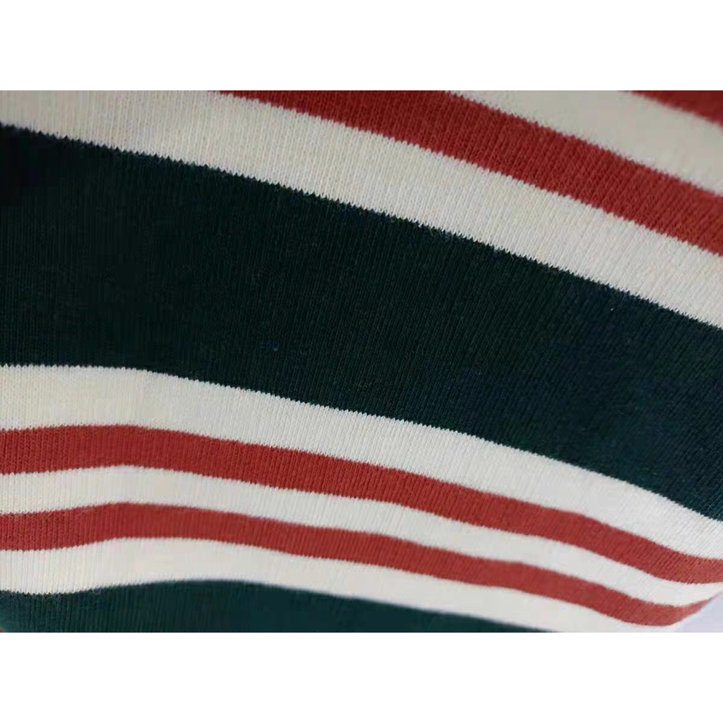 Áo polo Ngắn Tay Họa Tiết Sọc Ngang Thời Trang Dành Cho Nam