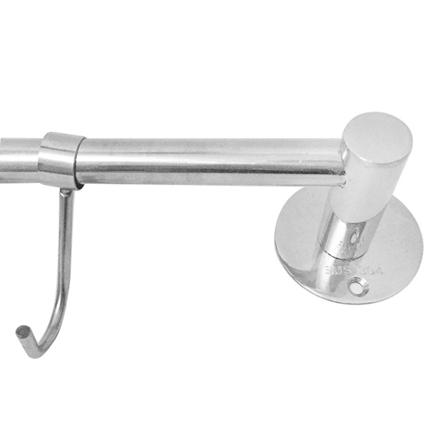 Thanh máng nồi chảo inox ( 8 móc)