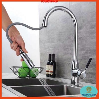 [Chính hãng] Vòi rửa bát nóng lạnh dây rút cao cấp Kobesi KB804, bảo hành 3 năm