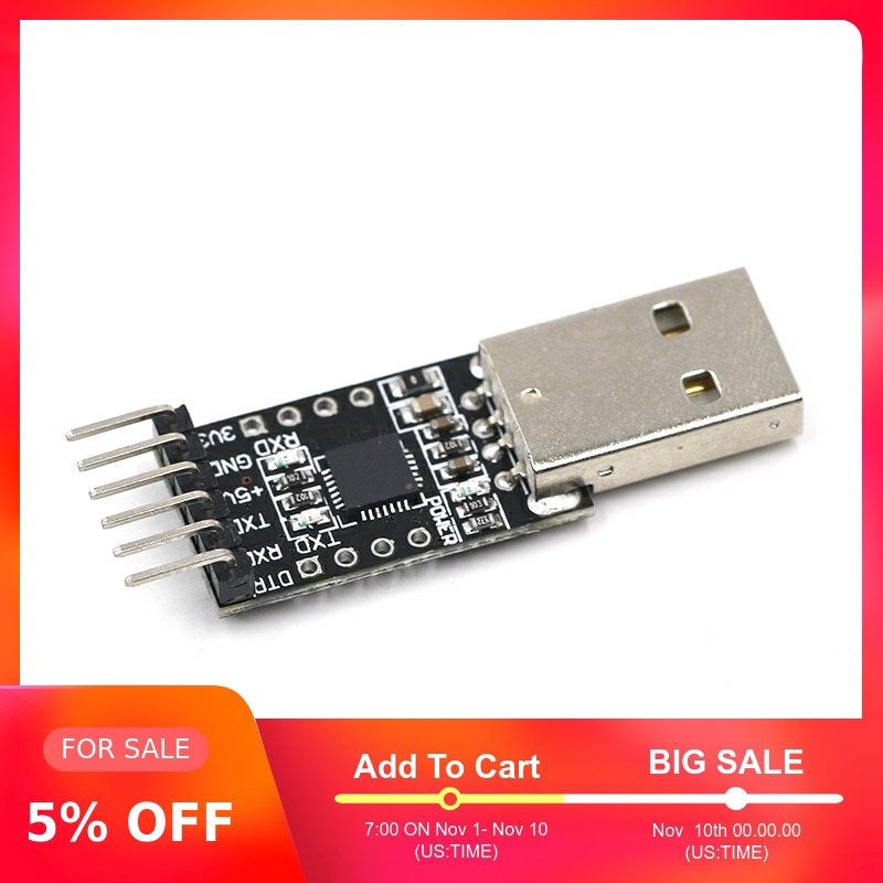 Mô Đun Chuyển Đổi Cp2102 Usb 2.0 Sang Ttl Uart 6pin Ft232 | WebRaoVat - webraovat.net.vn