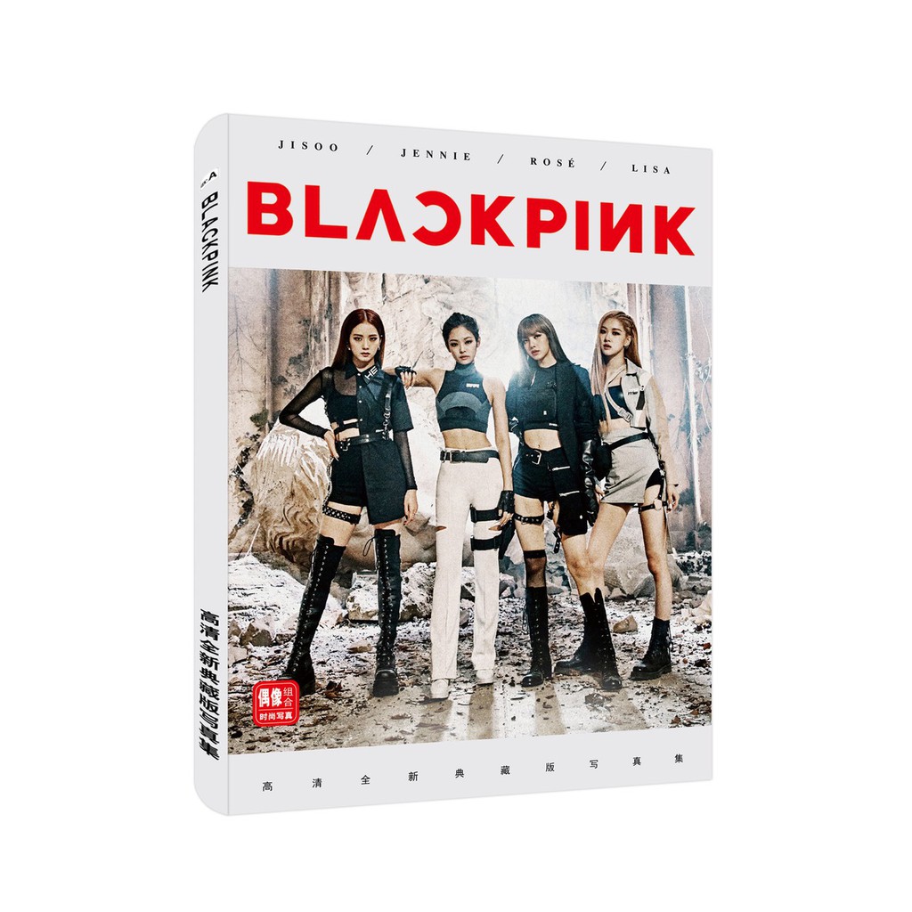 Photobook Blackpink album ảnh tặng kèm poster tập ảnh in hình nhóm nhạc Hàn Quốc bìa ngẫu nhiên