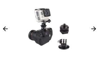 Hot Shoe cho máy ảnh ốc 1/4 Double Screw