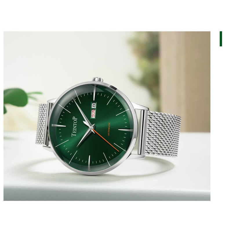 Đồng hồ nam chính hãng Teintop T7009-6 hàng mới 100% ,Kính sapphire ,chống xước ,Chống nước 3ATM,Bảo hành 12 Tháng