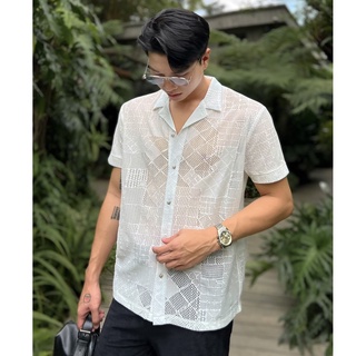 Áo sơ mi nam kiểu hàn quốc tay ngắn - versi shirt