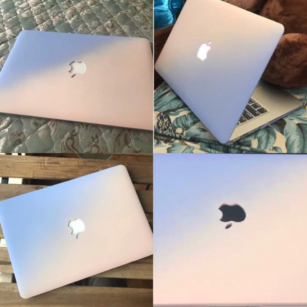 CLOUD  Case + Key Cover Apple Macbook Matte Case Laptop Protective Case Fingerprint-proof for Macbook Air 11'' 13'' Retina 12'' Pro Retina 13'' 15'' Hard PC Gradient Color Heat Dissipation Case