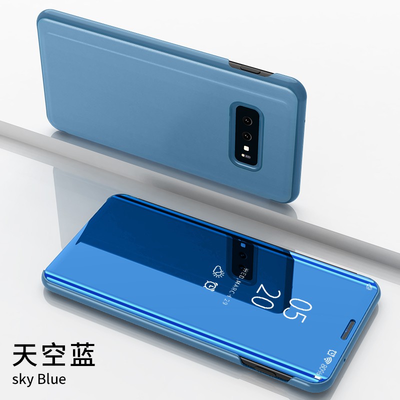 Bao da tráng gương bảo vệ màn hình nhiều màu sắc sang trọng cho Samsung S10e S8 S10 plus Note 8 | BigBuy360 - bigbuy360.vn