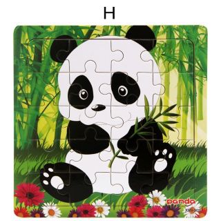 Bộ xếp hình bìa cứng 16 miếng ghép