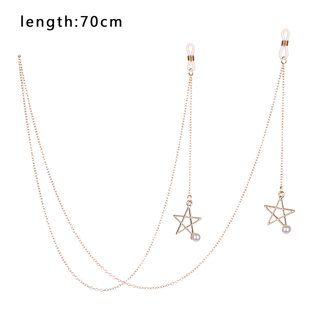 Dây Đeo Mắt Kính Đính Ngọc Trai Giả Thời Trang Nam Nữ