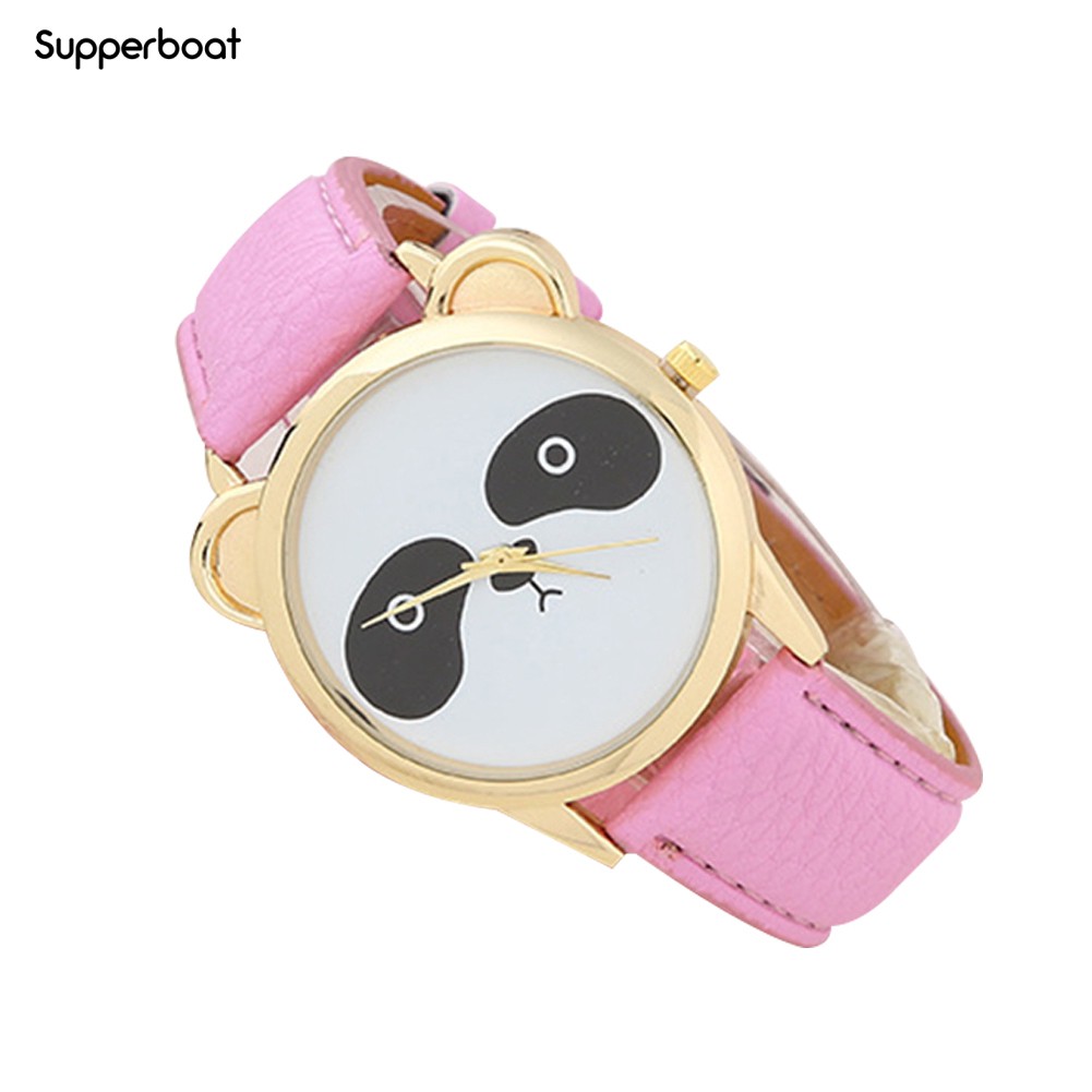 Đồng hồ quartz chạy kim với họa tiết con gấu trúc SB | BigBuy360 - bigbuy360.vn