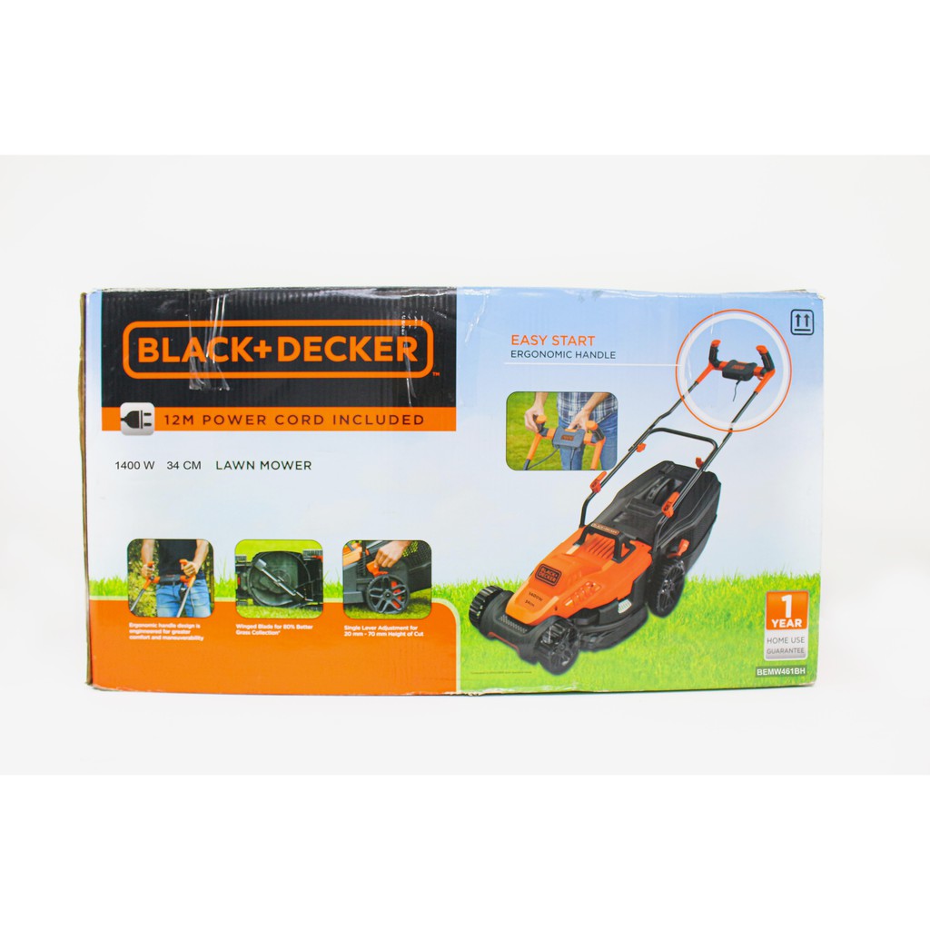 Black+Decker BEMW461BH-B1 Máy cắt cỏ xe đẩy