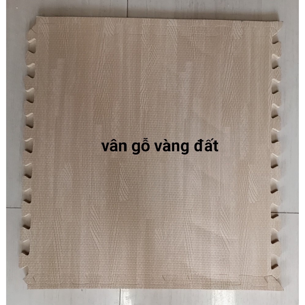 Thảm xốp vân đá, vân gỗ đen loại 1 kích thước 60cm x 60cm x 1cm