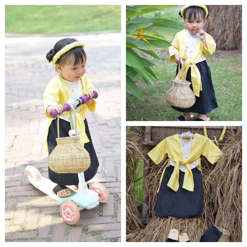 Bộ tứ thân - Yếm đào Bé gái