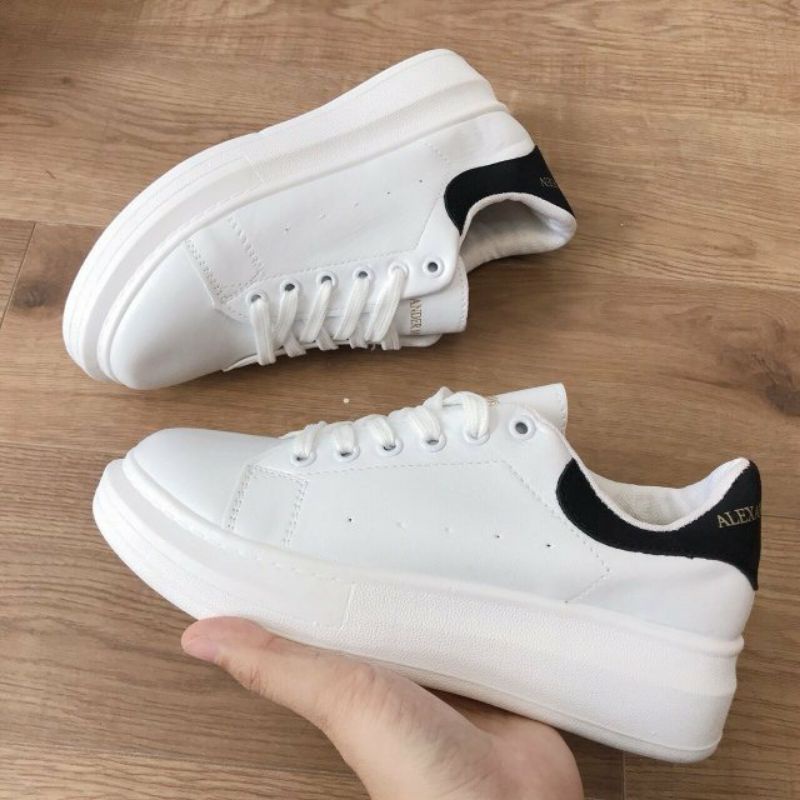 Giày thể thao Sneaker. Giay nam nữ Mc queen thời trang cá tính phiên bản đặc biệt gót nhung.