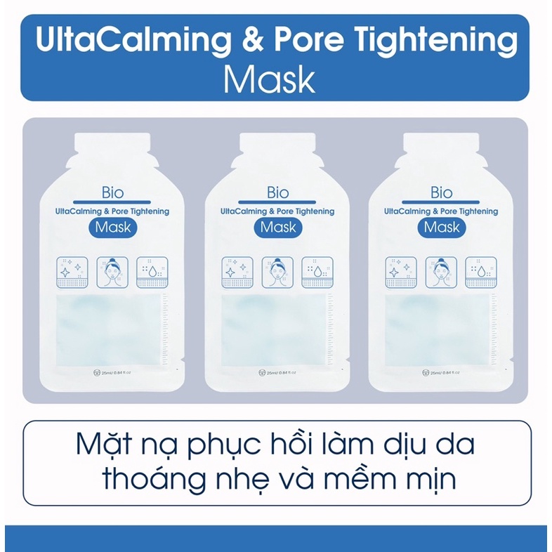 Bio Mask - Ultacalming & Pore Tightening Mask - Mặt nạ phục hồi làm dịu da