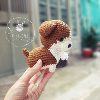 Cún con handmade bằng len
