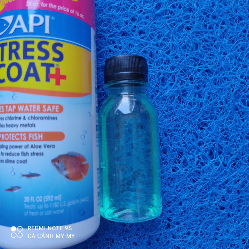 Dung dịch stress coat+ khử độc nước giảm stress cho cá 100ml đóng lẻ