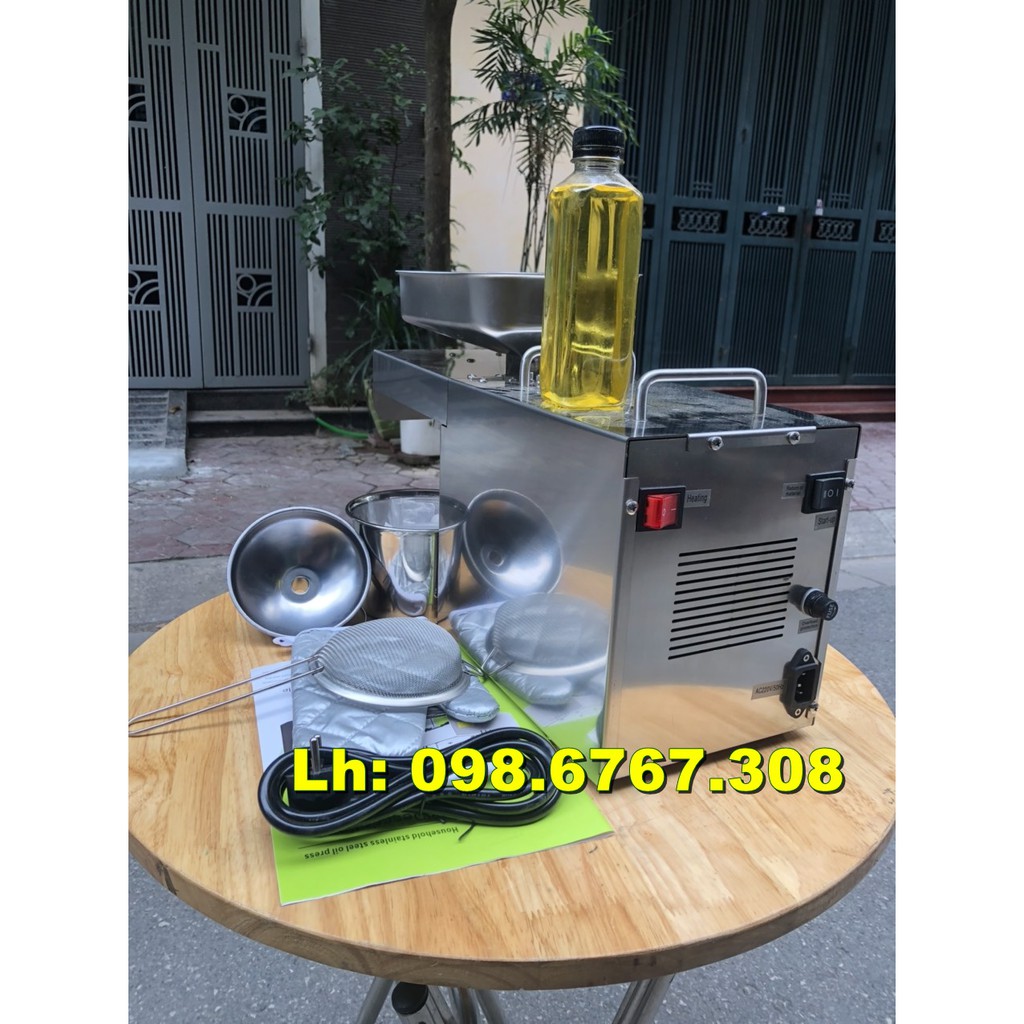 Máy ép dầu gia đình , ép dầu óc chó, ép dầu đậu phộng, dầu điều, dầu mè