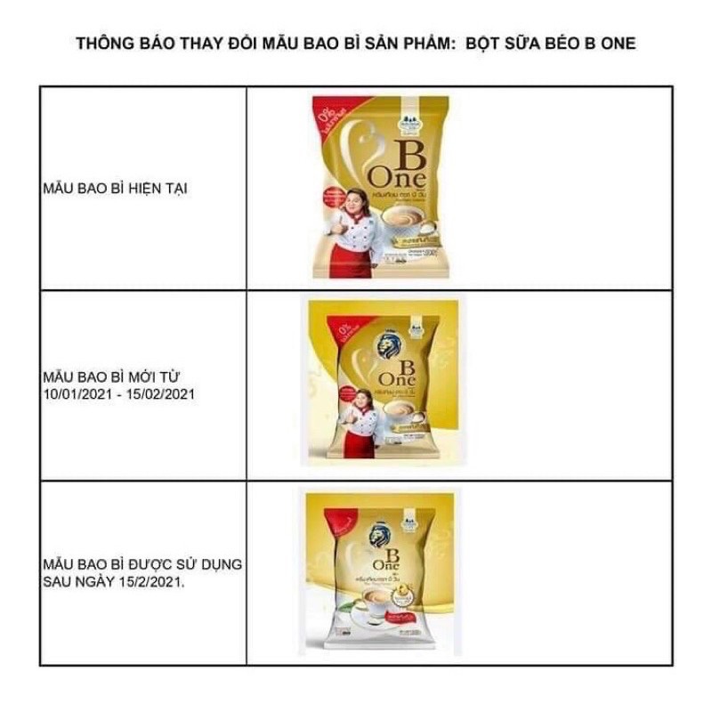 Bột kem béo pha trà sữa B ONE thái lan túi 1kg | BigBuy360 - bigbuy360.vn