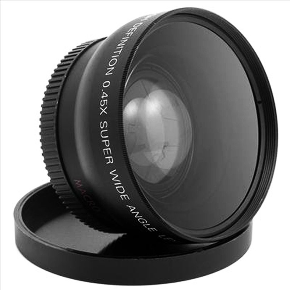 Đầu chuyển hiệu ứng góc rộng và Macro 52MM 0.45X dành cho máy Nikon D3200 D3100 D5200 D5100