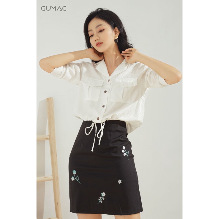 [Mã WAAUG giảm 15% tối đa 30k đơn 99k] Chân váy thêu hoa VA636 GUMAC | BigBuy360 - bigbuy360.vn