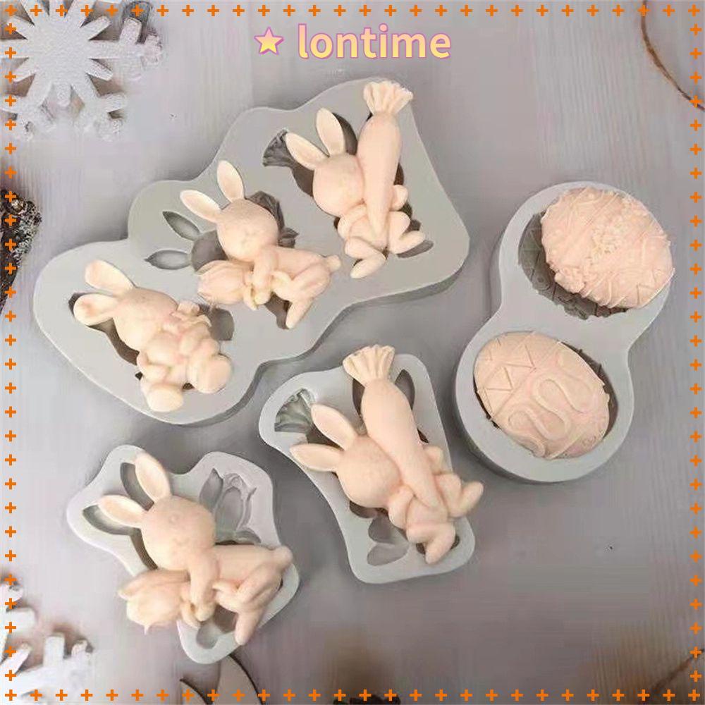 Khuôn Silicone Làm Bánh Hình Thỏ Con