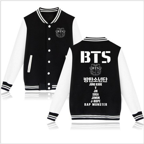 ÁO KHOÁC BÓNG CHÀY BTS