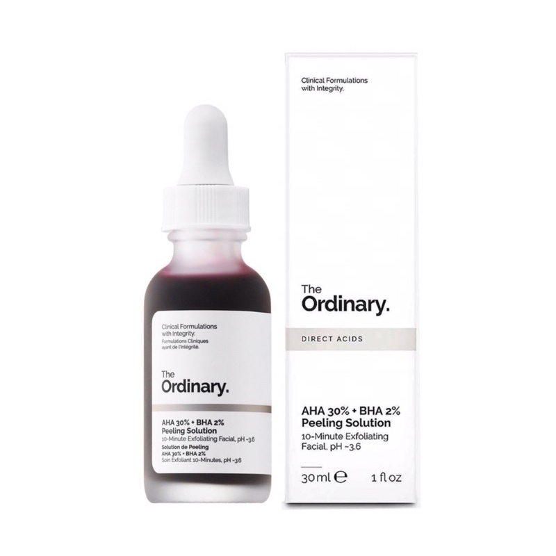 [Ship hoả tốc HCM] T.ẩy da Ch.ết Mặt The Ordinary AHA 30% + BHA 2% Peeling Solution 30ml