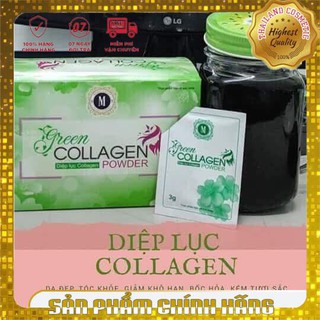 Trà giảm cân diệp lục Collagen Powder, dáng đẹp, eo thon