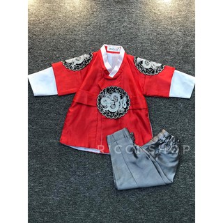 Hanbok bé Trai - Đỏ